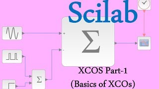 Scilab Tutorial 22 XCOS part 1 [upl. by Ahsaeyt372]