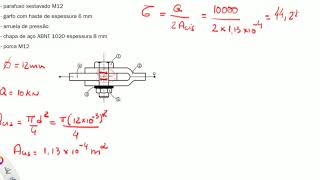 Resistência dos Materiais  Assunto  Cisalhamento puro e tensão de contato [upl. by Ragucci]