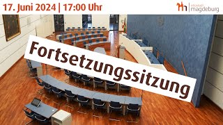 Stadtratssitzung am 17 Juni 2024 Fortsetzung [upl. by Enelehs532]