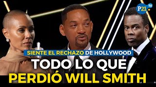 TODO lo que PERDIÓ WILL SMITH por la cachetada a Chris Rock en los Oscars 2022 [upl. by Lemmor649]