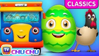 ChuChu TV Classics  Wheels On The Bus  Wonders of the World  Surprise Eggs Nursery Rhymes [upl. by Gregrory]