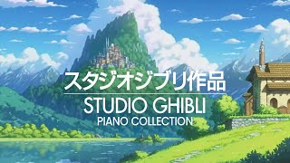 1 hour of Studio Ghibli  Relaxing Piano Music relax study sleep [upl. by Staley924]