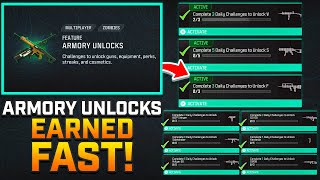 MW3 ARMORY UNLOCKS FULLY EXPLAINED  How to Unlock Secret Weapons Fast Modern Warfare 3 Progression [upl. by Carey]