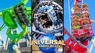 Top 10 Fastest Rides at Universal Orlando  Universal Studios Florida amp Islands of Adventure [upl. by Rupert]