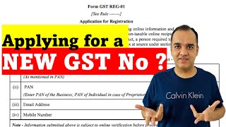 Documents required NO Fee How to apply for a NEW GST Number online Tips amp Tricks Latest [upl. by Eniwtna]