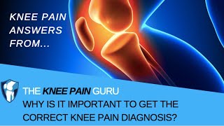 Knee Pain Diagnosis l The Importance of a Knee Pain Diagnosis by The Knee Pain Guru [upl. by Knipe]