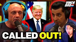 Joe Rogan ROASTED for NOT INTERVIEWING Trump by Patrick BetDavid [upl. by Barthel281]