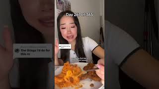 HBD to cheesy lasagna sheets mukbang [upl. by Crist]