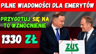 Ekscytująca wiadomość dla polskich emerytów do 1330 zł bez podatku  Bądź na bieżąco [upl. by Elttil]