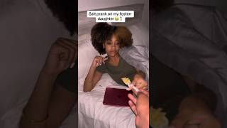 Salt prank on my foster daughter 😂 shorts [upl. by Erasmus939]