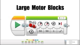 EV3 Programming Large Motor Blocks [upl. by Crofton]