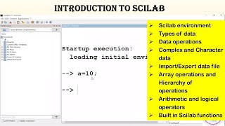 Introduction to SCILAB for beginners part1 [upl. by Anet169]