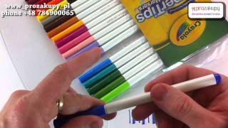 CRAYOLA 20 SUPERTIPS WASHABLE MARKERS [upl. by Hada]