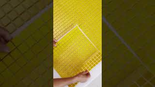 Brighten Your Space with Yellow Glass Mosaic Tiles  Vibrant Design Inspiration [upl. by Ahtiuqal]