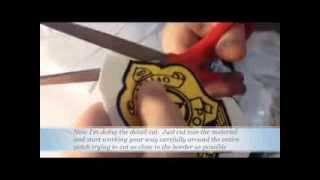 How to make your own embroidered patches  cheap and easy DIY badges [upl. by Palestine]