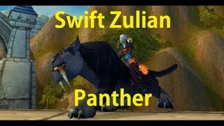 How to Get Swift Zulian Panther From ZG  High Priestess Kilnara Solo  World of Warcraft [upl. by Nena]