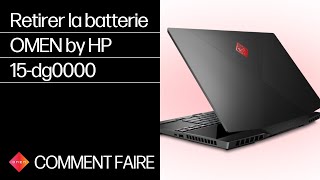 Retirer la batterie  OMEN by HP 15dg0000  HP Support [upl. by Vallo]