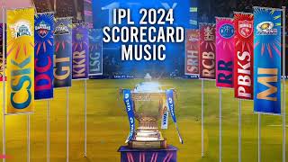 IPL 2024 scorecard music [upl. by Hess]