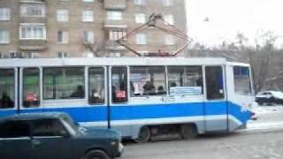 Moskiewski tramwaj podróż tamwajem KTM8 71608KM linia №39 [upl. by Madelene462]