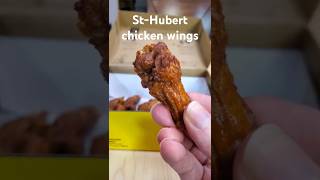 StHubert BBQ SPICY CHICKEN WINGS unboxing  tasting [upl. by Amatruda892]