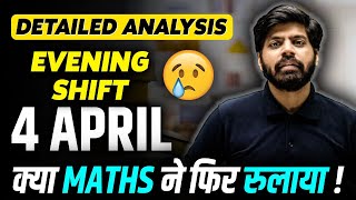 JEE Main 2024  4 April Evening Shift 2 Analysis in 2 mins  Paper Level Weightage Cutoff  eSaral [upl. by Lorolla848]