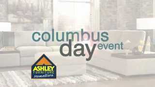 Columbus Day TV Spot  Ashley Furniture commercial by TOMA Advertising [upl. by Clova]