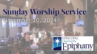 Nov 10 Episcopal Worship  Epiphany San Carlos [upl. by Nalra]