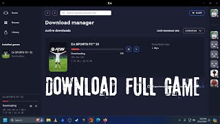 FC25 Full Game Download PC Platform [upl. by Shanta]