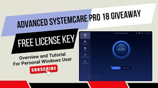 Get Advanced SystemCare PRO 18 for FREE 🚀 Giveaway [upl. by Favata]