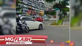 Polis Buru Suspek Langgar Lari Anggota URB MGFlash [upl. by Ecnerrat564]