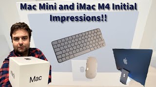 iMac and M4 Mac Mini first impressions YouTube [upl. by Ekez]