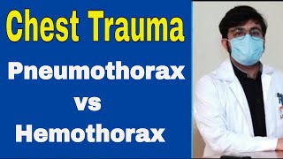 hemothorax vs pneumothoraxMedical Definition  Quick Explainer Videochest traumaTreatment [upl. by Mayes112]