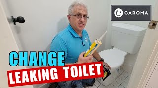 How to Install a Caroma Uniset II Connector S Trap Toilet Suite DIY [upl. by Acinna]