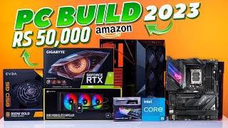 Rs 50000 PC Build With Arc A750 8GB Graphic Card in 2023 [upl. by Bohaty]