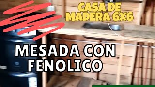 Mesada de cocina con restos de fenólico reutilizar reciclar madera [upl. by Ynohtnaed678]