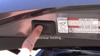 How to Program HeightAdjustable Power Liftgate 2014 Toyota RAV4 in Raleigh [upl. by Zoellick487]