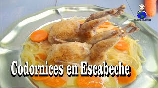 Como Hacer Codornices en Escabeche muy Fácil [upl. by Aenitsirhc]