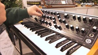 Moog Music Inc Sub 37 Paraphonic Analog Synthesizer  Dubspot  NAMM 2014 [upl. by Themis]