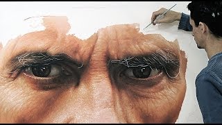 Hyperrealistic oil painting on canvas  fabiano Millani Father [upl. by Anirbes]