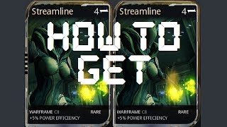 Warframe  How To Get The Streamline Mod [upl. by Giglio]