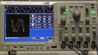 Tektronix  How do I utilize the XY display feature on a DPOMSO4000B series oscilloscope [upl. by Noizneb]