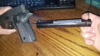 Sig Sauer P229 Legion Trigger Pull Improved [upl. by Hatty132]