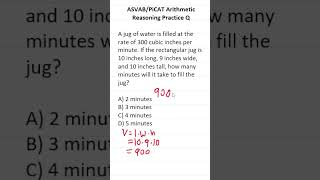 ASVABPiCAT Arithmetic Reasoning Practice Test Q Volume acetheasvab with grammarhero afqt [upl. by Ynelram]