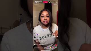 Ashleigh Summers on Live reacting to Jayshaun’ video [upl. by Bishop]