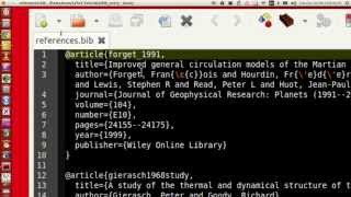 LaTeX Programming  035  BibTeX Bibliography and natbib Part 1 of 3 [upl. by Ahtnamas]