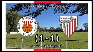 ⚽️🥳Sporting Mélides 11 CDAzkarrena Jornada 1 futbol 2024 fiesta football  Mélida navarra [upl. by Hoover594]