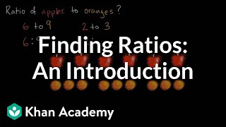 Introduction to ratios  Ratios rates and percentages  6th grade  Khan Academy [upl. by Gnilrits]