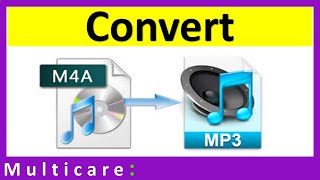 How to convert m4a files to mp3 [upl. by Sherer433]