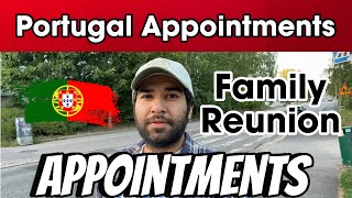 Portugal Family Reunion Appointments  Portugal immigration update [upl. by Trinatte565]