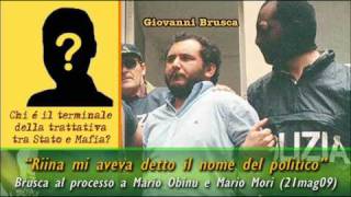 Brusca quotRiina mi disse il nome del terminale politico della trattativa MafiaStato del 1992quot [upl. by Collie712]